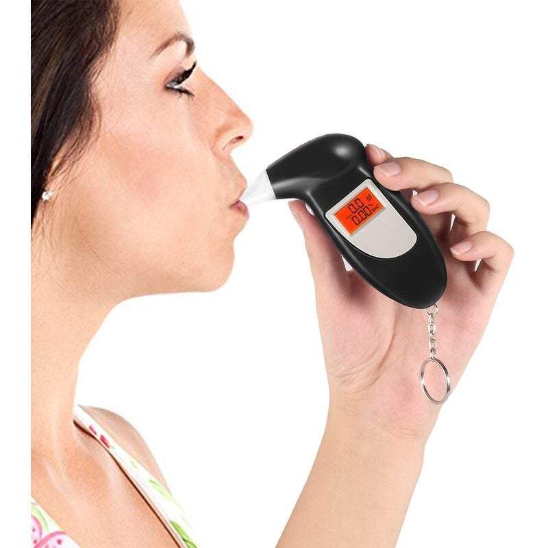 Breathalysers Breathalyzer Portable Keychain Alcohol Tester For Driver