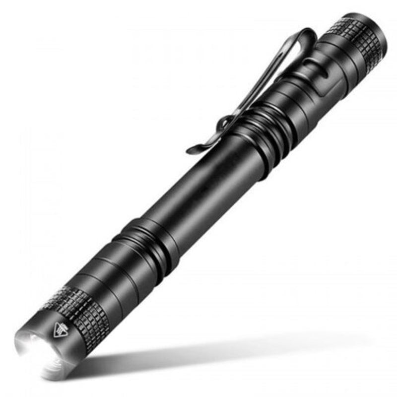 2000Lm Mini Small Pen Led Flashlight Black