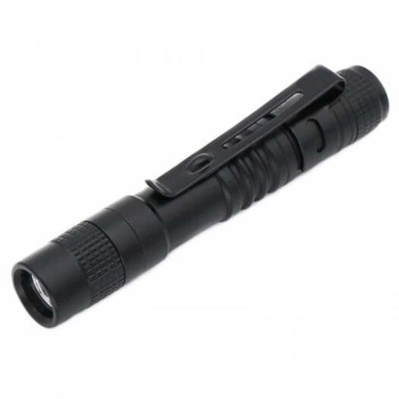 2000Lm Mini Small Pen Led Flashlight Black