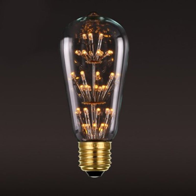 St64 E27 3W 47Led Retro Edison Light Bulb 220 240V Yellow