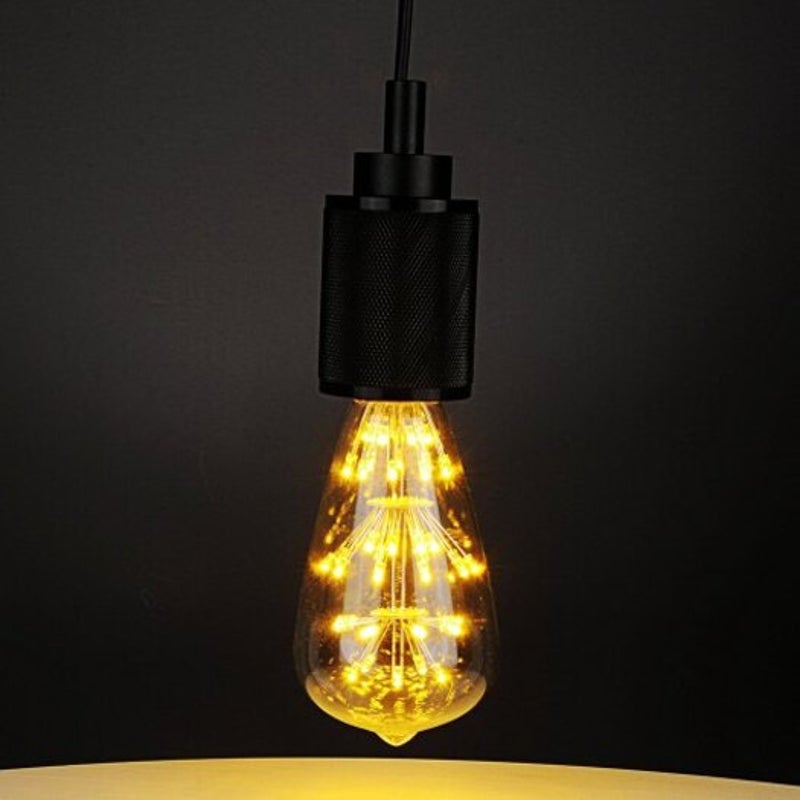 St64 E27 3W 47Led Retro Edison Light Bulb 220 240V Yellow