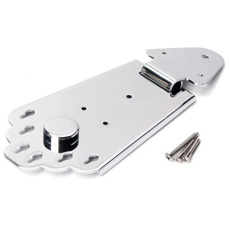 Bridge For Hollow Semi Electric / Jazz Guitar Silver
