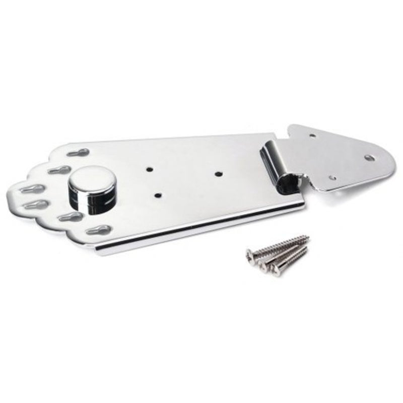 Bridge For Hollow Semi Electric / Jazz Guitar Silver