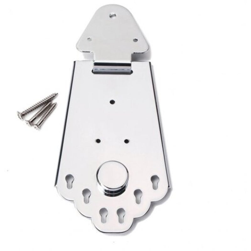 Bridge For Hollow Semi Electric / Jazz Guitar Silver