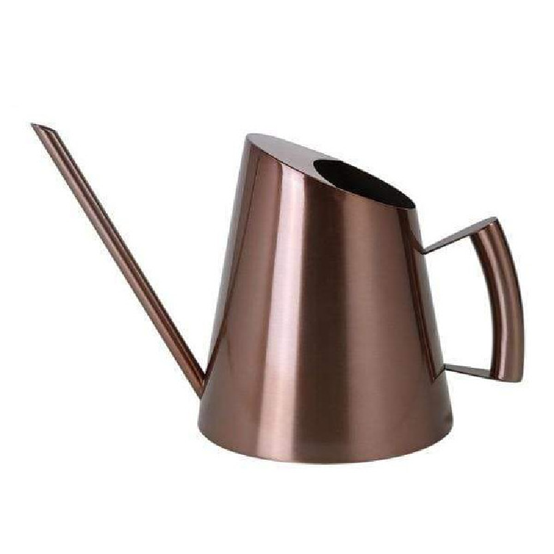 Bronze Or Gold Stainless Steel Watering Can Indoor Garden