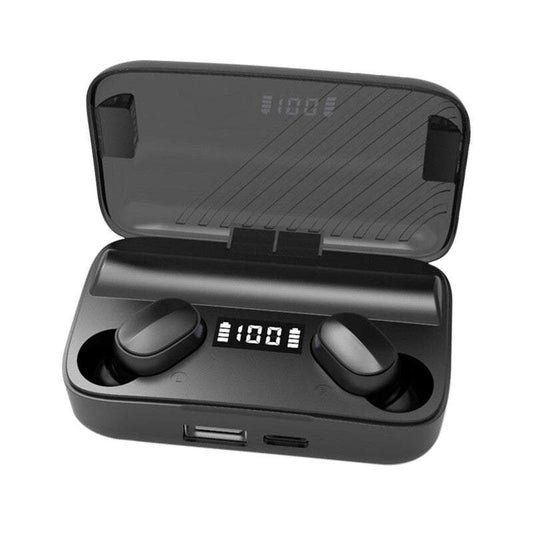 Bt5.0 True Wirelessly Stereo Sport Leds Display Earbuds Headset Hi Fi Sound