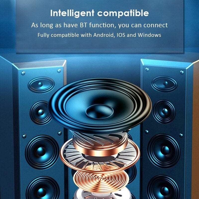 Bt5.0 True Wirelessly Stereo Sport Leds Display Earbuds Headset Hi Fi Sound