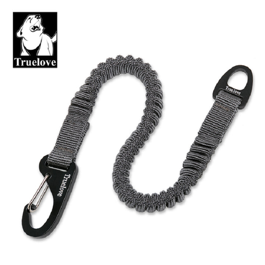 Bungee Extension For Leash Grey M True Love Leashes Collars Harnesses