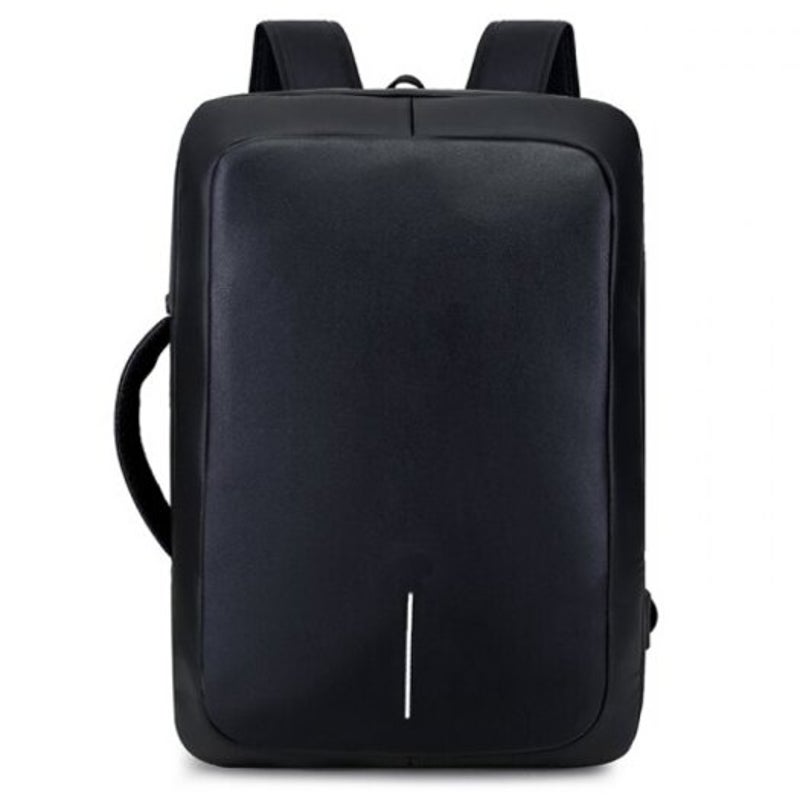 Business Backpack 17 Inch Laptop Anti Theft Bag Black