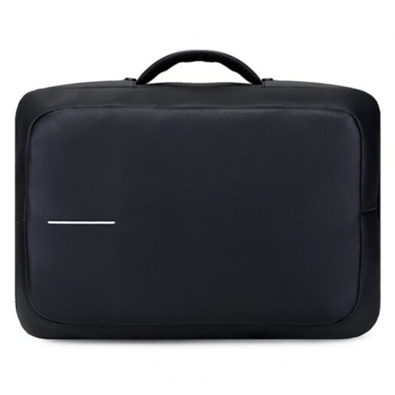 Business Backpack 17 Inch Laptop Anti Theft Bag Black
