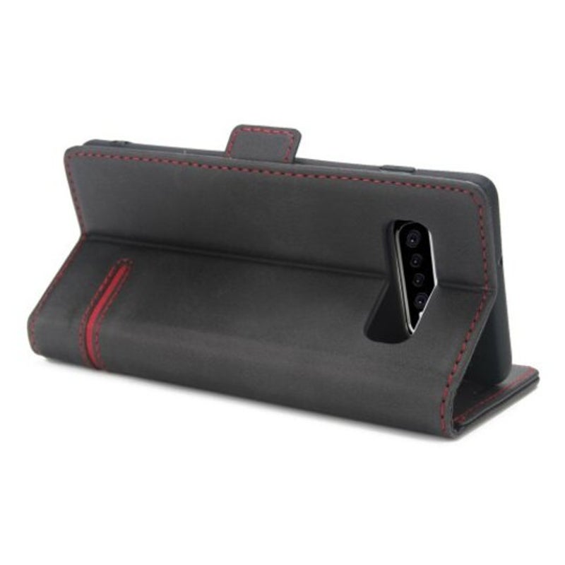 Business Splicing Protective Phone Case For Samsung Galaxy S10 Black