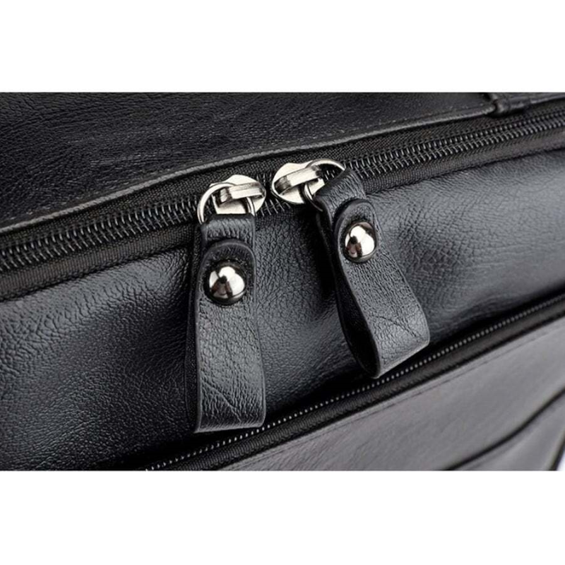 Business Backpacks For Men Waterproof Pu Leather Laptop Bag Large Capacity Usb Charging Rucksack Male Fashion Bagpack