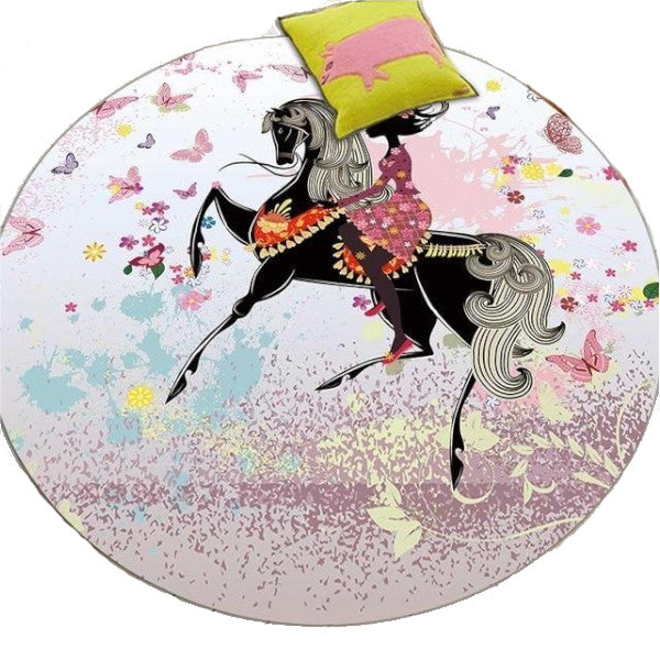 Butterfly Flower Fairy Cute Floor Mats Kids Rugs Bedroom Decor