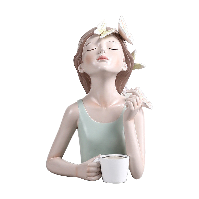 Butterfly Girl Nordic Resin Ornaments Decor