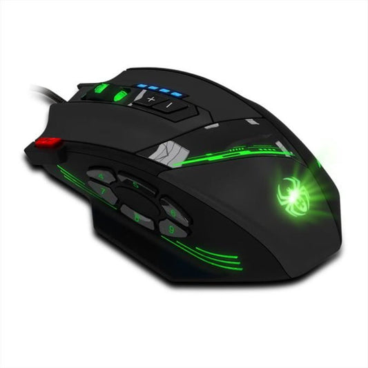 C 12 Programmable Buttons Led Optical Usb Ergonomic Gaming Mouse 8000 Dpi