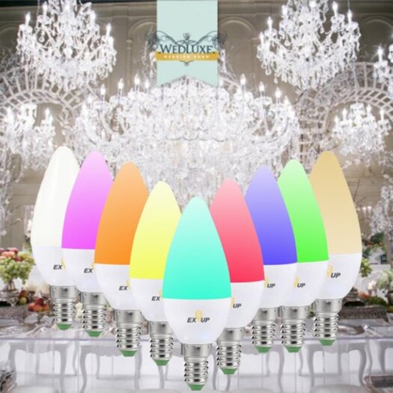 C37 Smart Light Bulb Voice Control Amazon Alexa Google Home Tmallgenie Colorful É