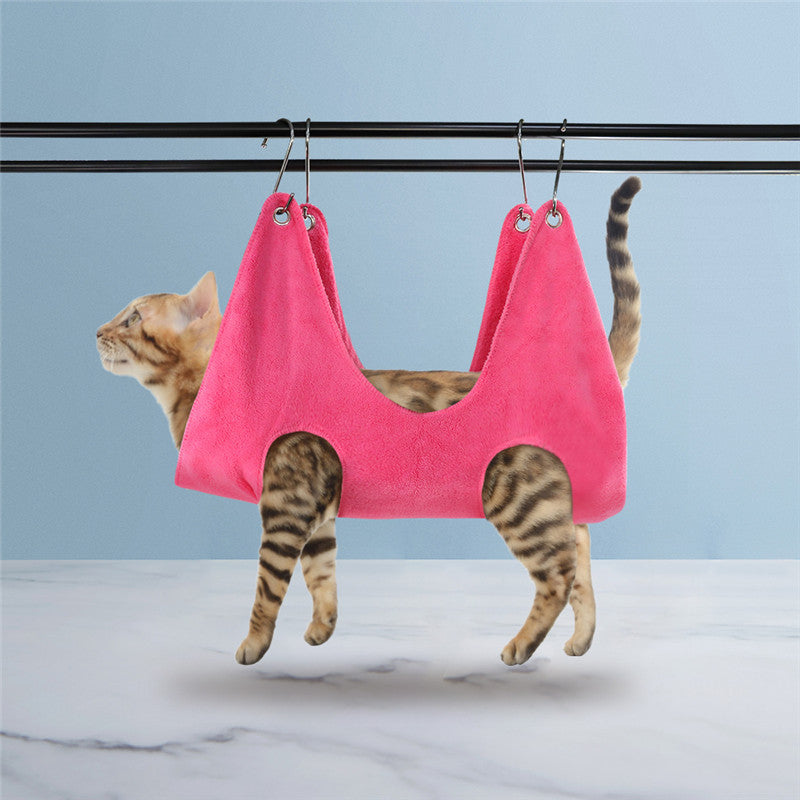 Nail Trimming Pet Grooming Hammock Small Medium Cats Dogs