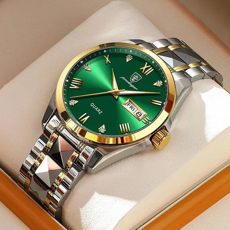 Veile Studios Waterproof Luminous Double Calendar Men's Wrist Watch Jewelry