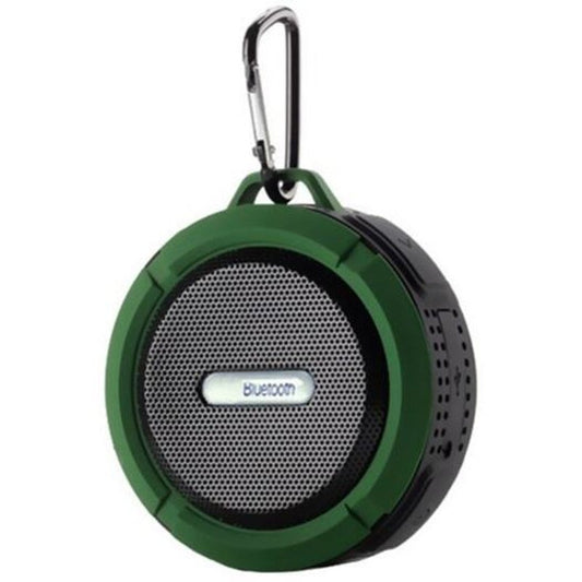 C6 Waterproof Big Suction Cup Dustproof Bluetooth Audio Outdoor Sports Mini Portable Tf Subwoofer Soundbox Black