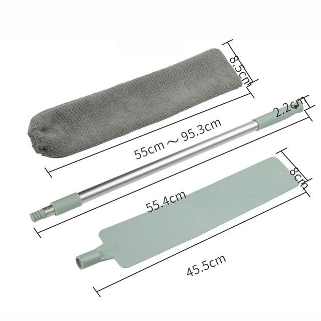Bedside Dust Brush Long Handle Mop Sweep Magic Microfibre Duster