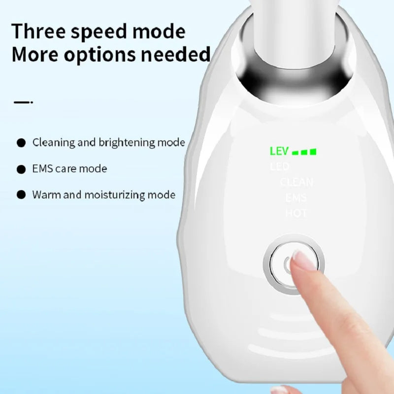 Neck Face Beauty Device Colorful Led Photon Therapy Skin Tighten Reduce Double Chin Anti Wrinkle Remove Lifting Massager