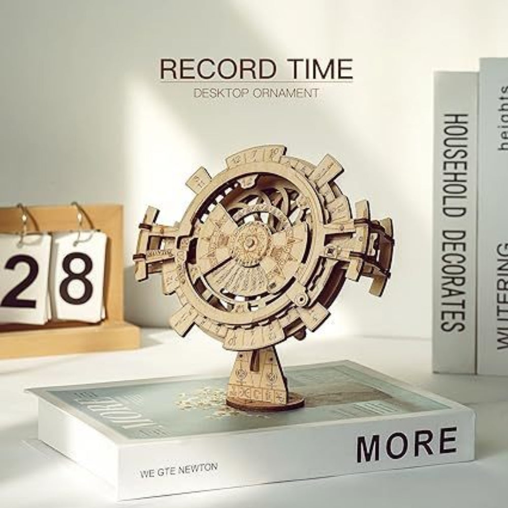 3D Puzzles Perpetual Calendar Wooden Model Kits Brain Teasers Sets Lk201