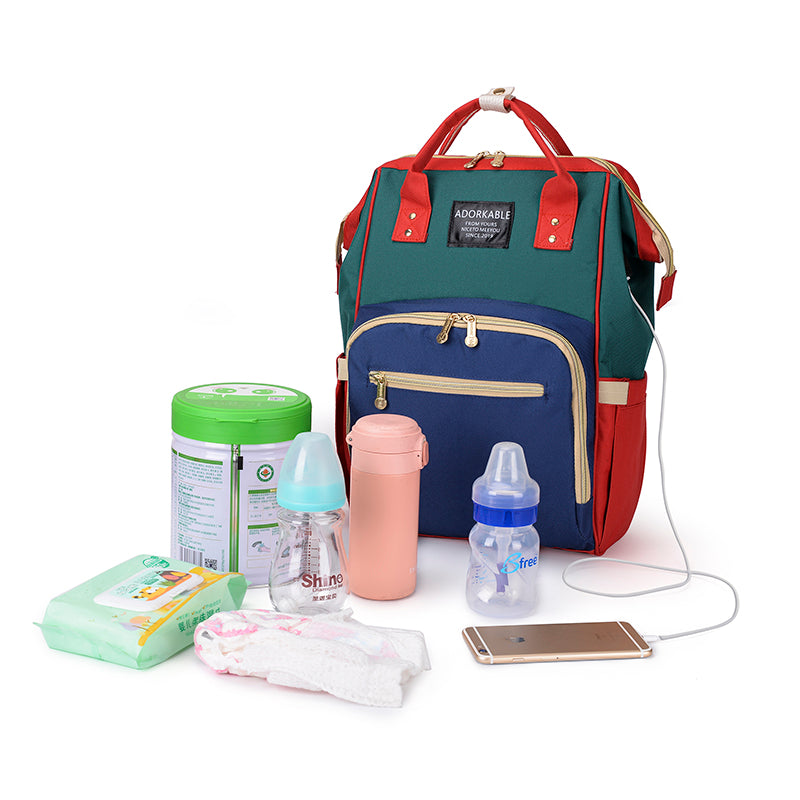 Separate Dry Wet Multi Functional Nappy Bag