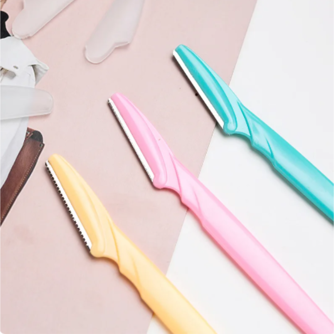 100Pcs Eyebrow Trimmer Blade Shaping Knife Brow Epilation Face Blades Hair Removal Scraper Shaver Woman Makeup Tools