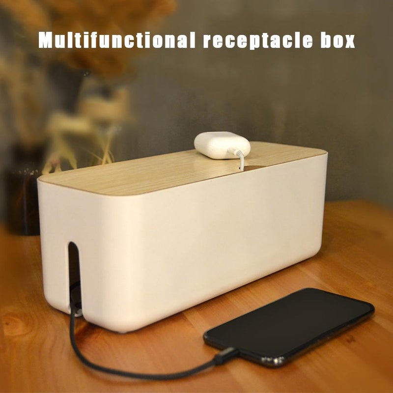 Cable Power Strip Wire Case Socket Organizer Storage Box Charger Management