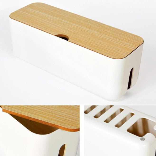 Cable Power Strip Wire Case Socket Organizer Storage Box Charger Management