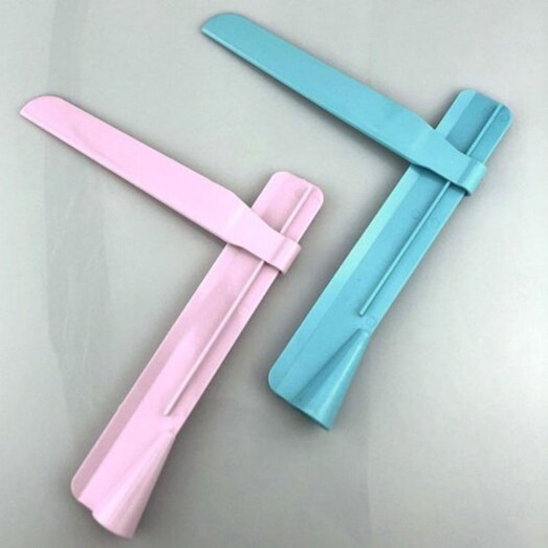 Cake Scraper Cream Edge Smoother Diy Bakeware Tool Pink