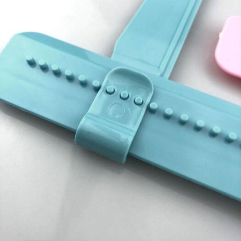 Cake Scraper Cream Edge Smoother Diy Bakeware Tool Pink