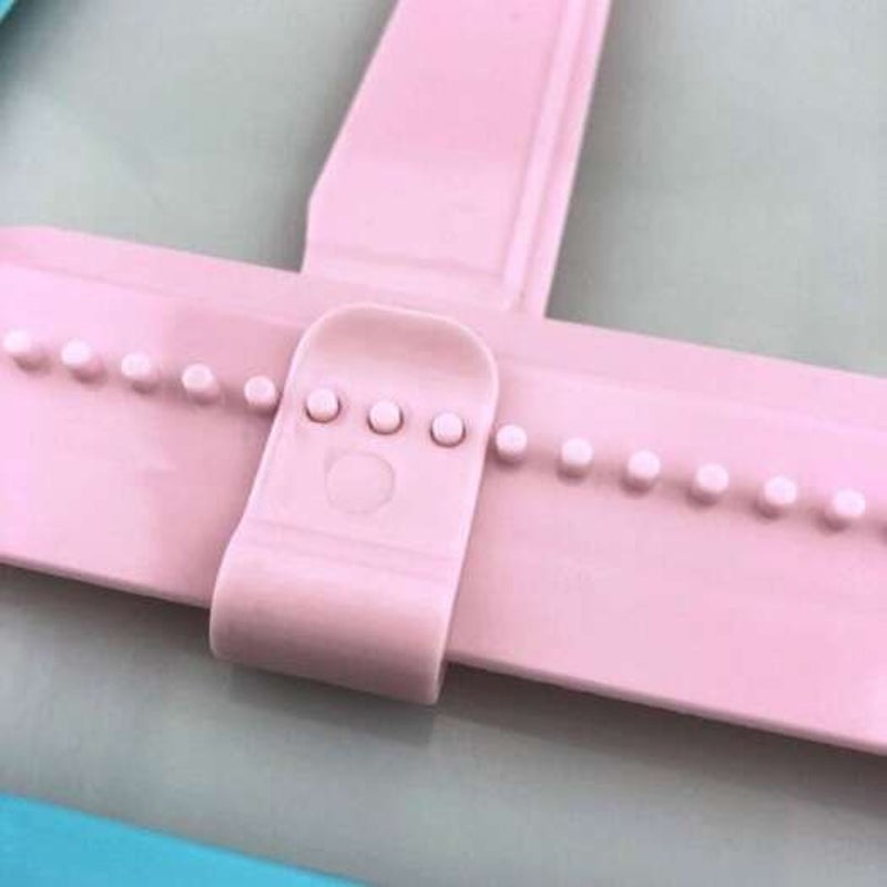 Cake Scraper Cream Edge Smoother Diy Bakeware Tool Pink