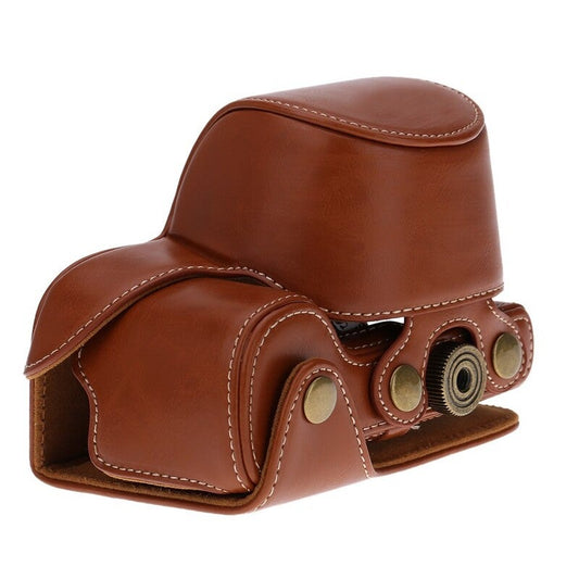 Camera Bag Case Cover Pouch For Sony A6000 Nex Brown