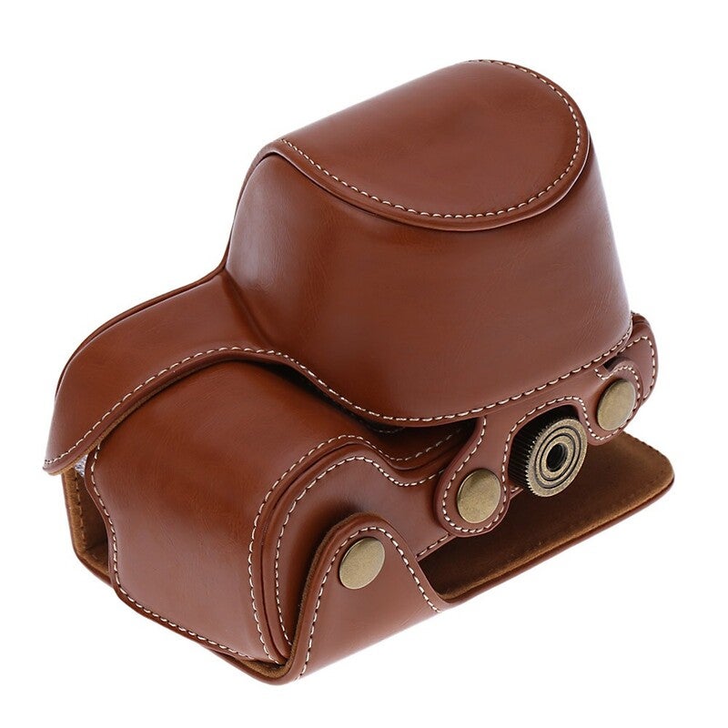 Camera Bag Case Cover Pouch For Sony A6000 Nex Brown