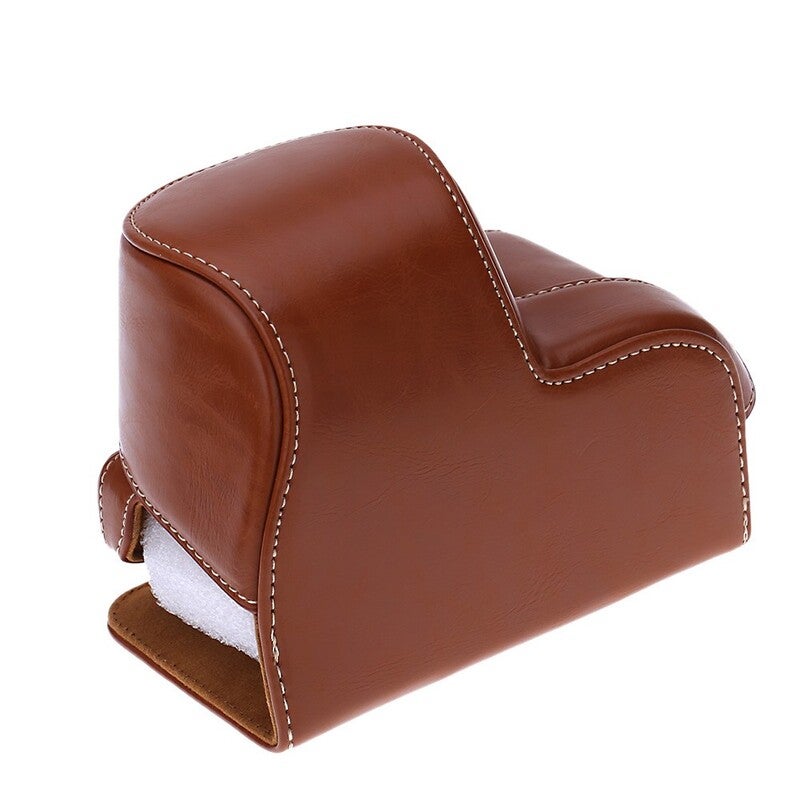 Camera Bag Case Cover Pouch For Sony A6000 Nex Brown