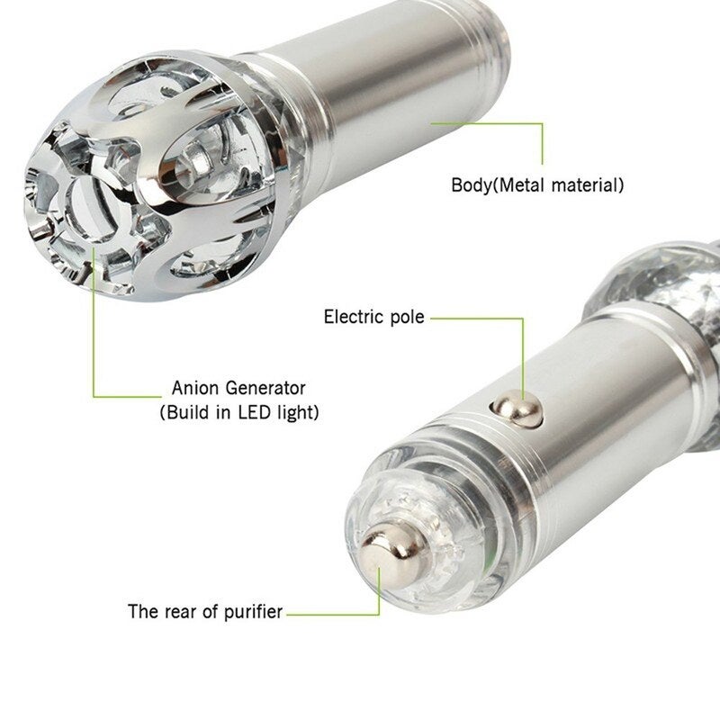Car Air Purifier Humidifier Ionizer Eliminator For Home Office