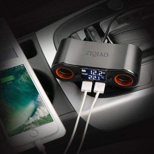 Cigarette Lighter Socket Splitter Power Adapter Outlet 3.5A Dual Usb