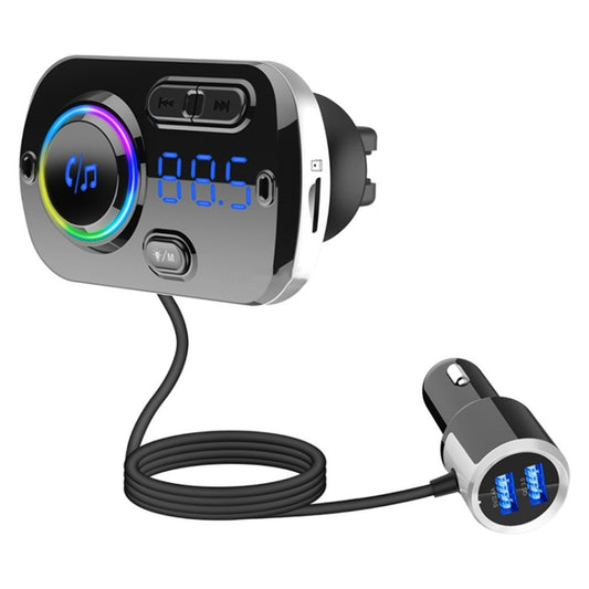 Car Digital Radio Receiver Bluetooth Mp3 Player Fm Voice Assistant Qc3.0 Quick Charger