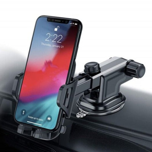 Car Navigation Multi Function Phone Holder Black