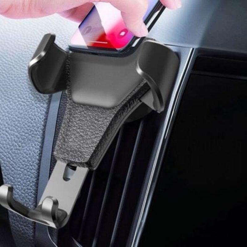 Car Phone Holder For In Air Vent Mount Stand Black