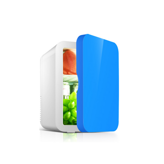 Car Mini Refrigerator Cosmetics Refrigeration Blue
