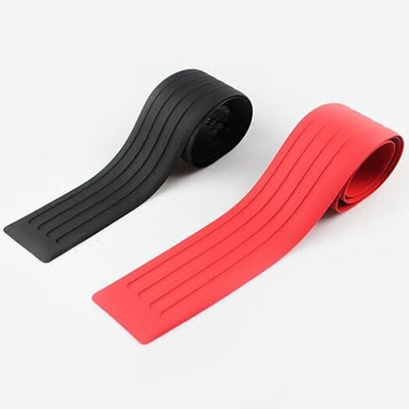Car Rear Bumper Protector Trunk Boot Rubber Strip Black