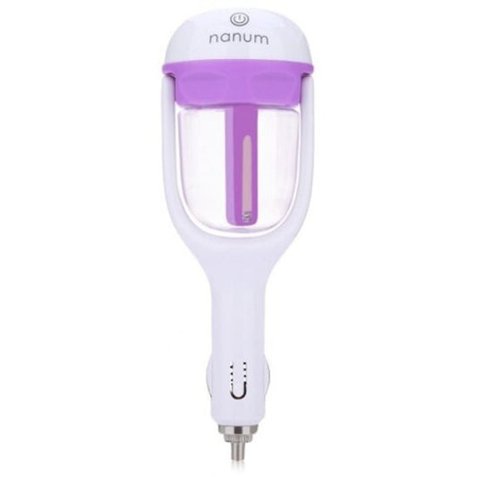 Car Styling Power Protection Humidifier Aromatherapy Essential Oil Diffuser Air Purify Purple