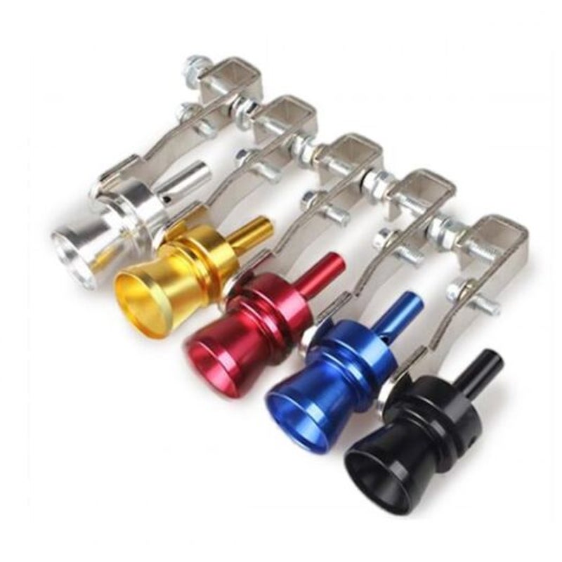 Car Turbo Sound Whistle Exhaust Muffler Black