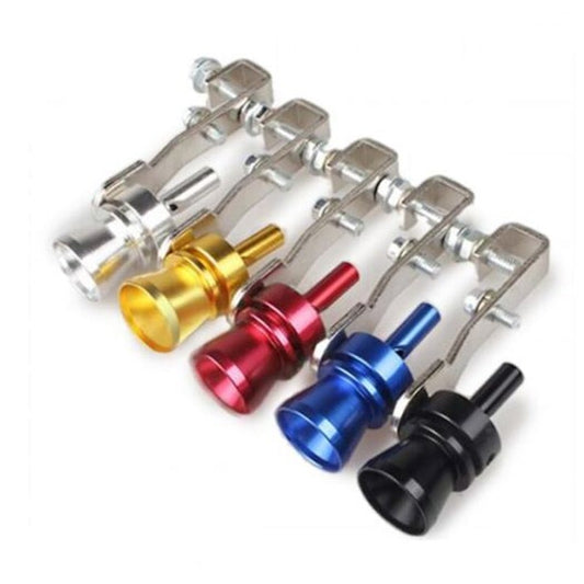 Car Turbo Sound Whistle Exhaust Muffler Black