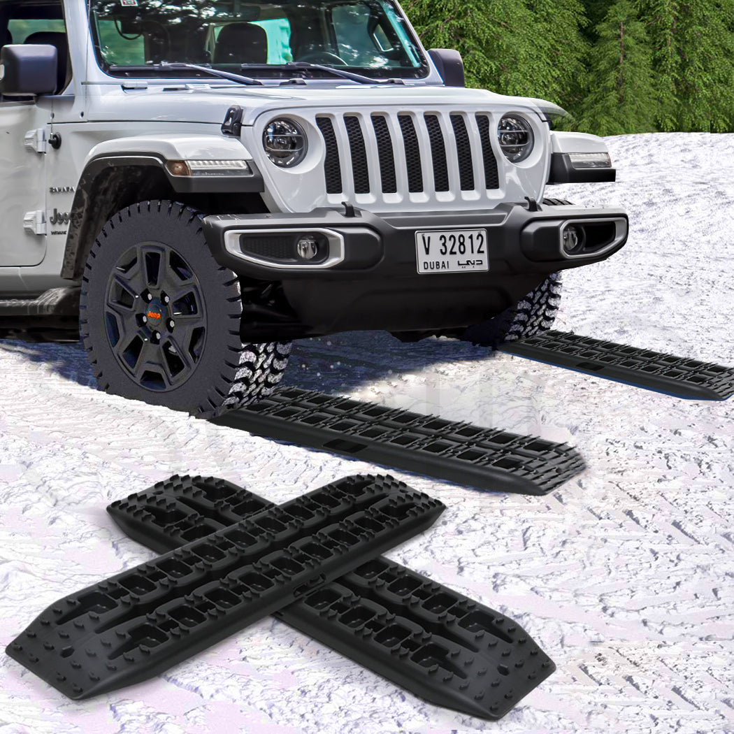 2X 4Wd Recovery Tracks Boards Black