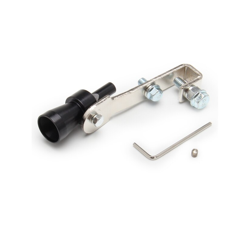 Car Turbo Sound Whistle Exhaust Muffler Black