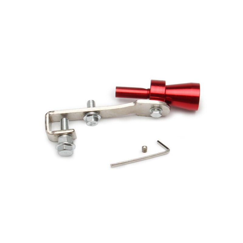 Car Turbo Sound Whistle Exhaust Muffler Black