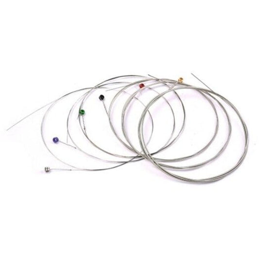 Carbon Steel Guitar Strings Electric 6Pcs Silver